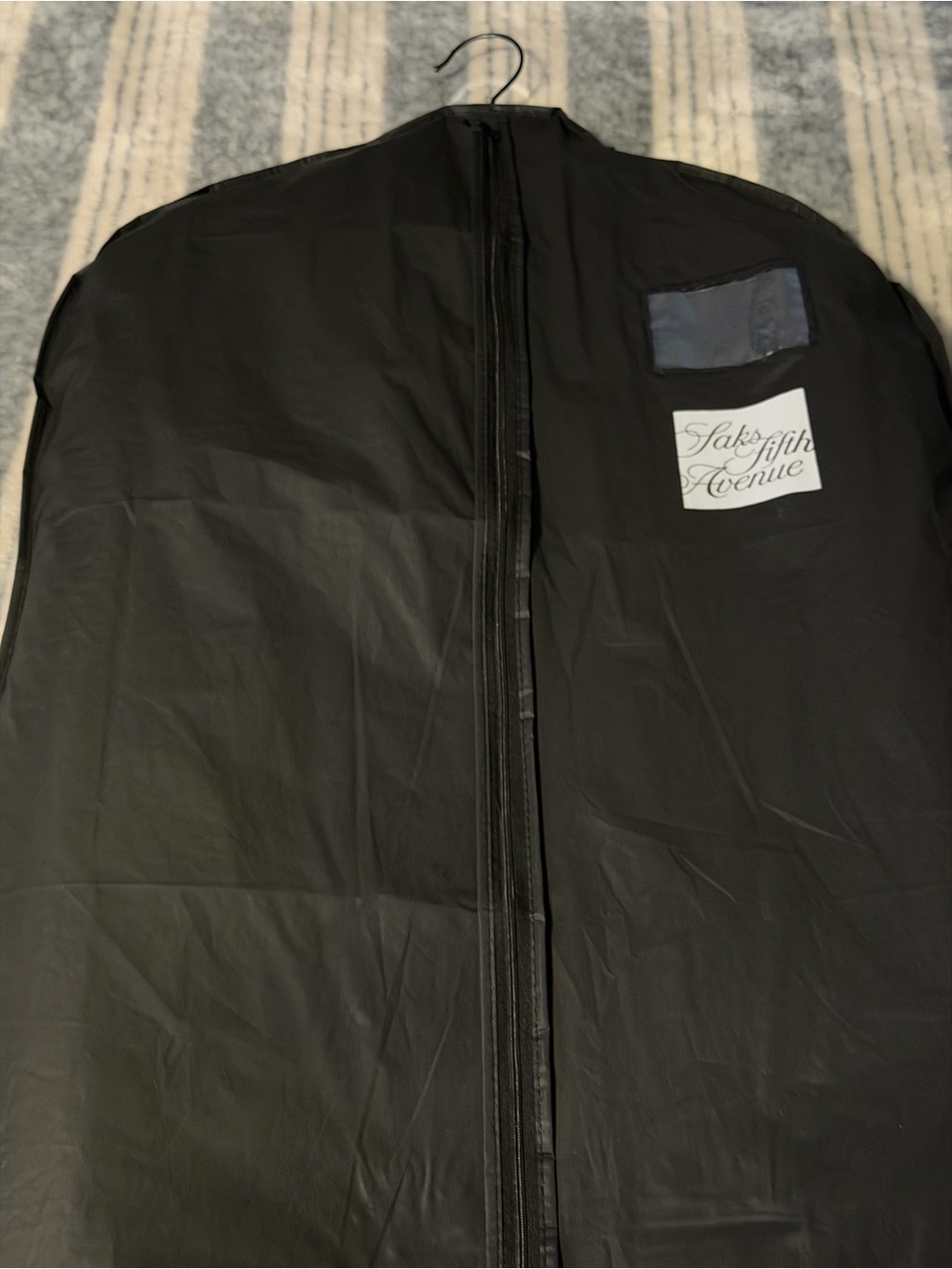 Saks Fifth Avenue Black Garment Bag jil sander jacket